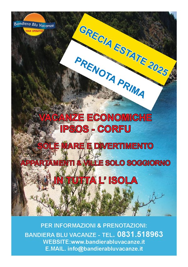 Vacanze Economiche Corfu Ipsos Grecia